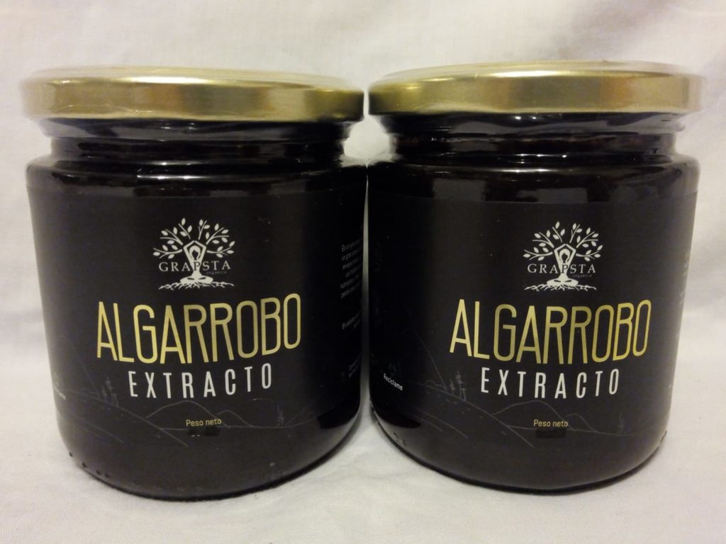 Ejemplo de extracto de algarroba